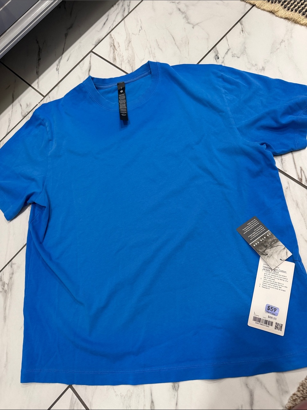 lululemon athletica Men's dye heavyweight cotton jersey tshirt